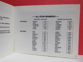 TECMO BASEBALL Instruction Manual   No Game   NES Nintendo