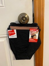 NEW WOMEN SIZE MEDIUM HANES ORIGINALS SUPERSOFT LOW RISE BIKINI UNDERWEAR 3-PACK