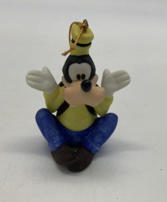 Schmid Goofy Walt Disney Vintage Ceramic Bisque Ornament