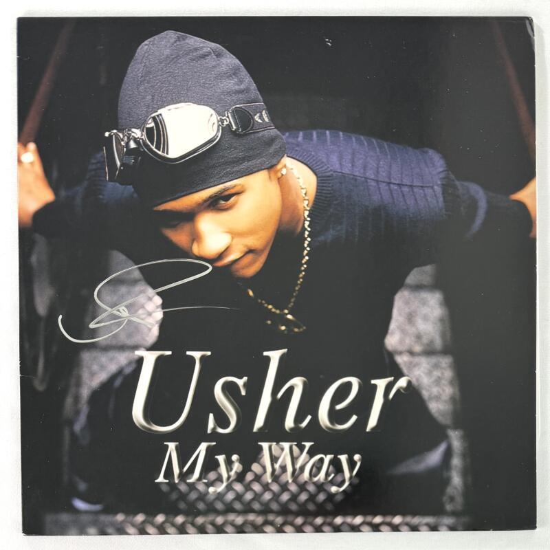 Usher Raymond Signed Autograph Album Vinyl Record LP - My Way 8701