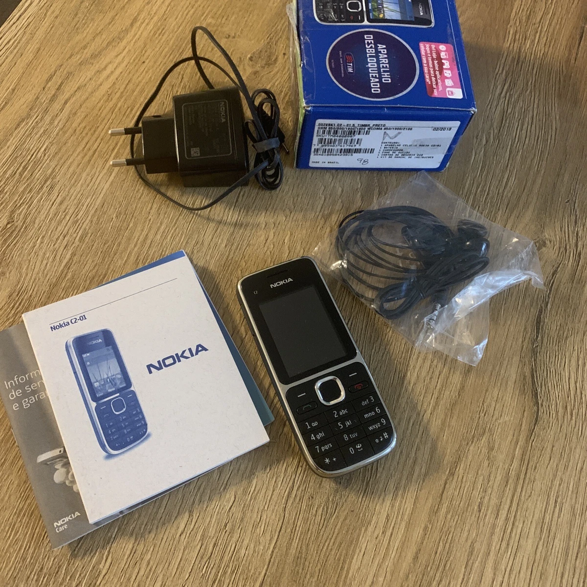 Nokia  C2-01.5 Schwarz (Ohne Simlock) Top Zustand