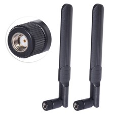 2X 8dBi RP-SMA 2.4GHz 5GHZ High Gain WiFi Router Antenna for Wireless IP Camera