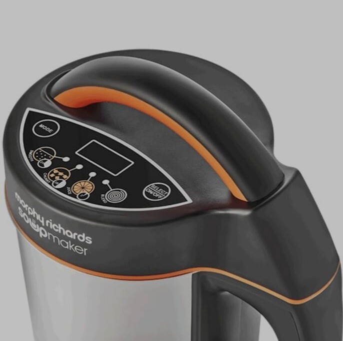 Morphy Richards 48822 1.6L Soup Maker Easy Clean Stainless Steel LED