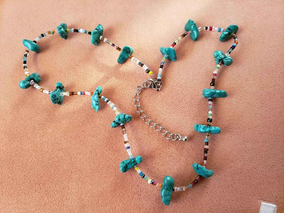Turquoise necklace ebay deals