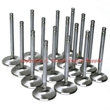 New Stainless Steel Valve Set .100 Long 2.055 Intake 1.625 Exhaust Sb Chevy