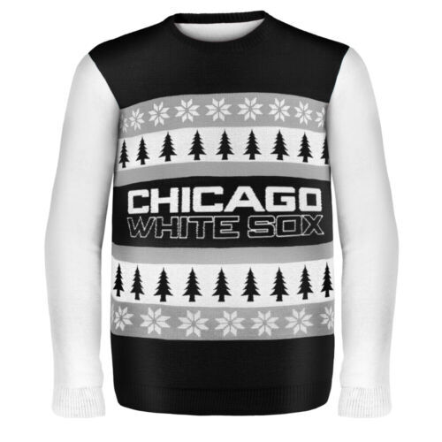 Chicago White Sox Fair Isle Geometric Christmas Sweater Mens S Knit | eBay