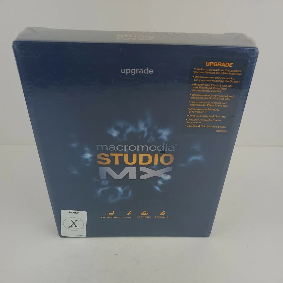 Macromedia Studio MX Upgrade For Mac os X. Sealed - Image 3 of 4