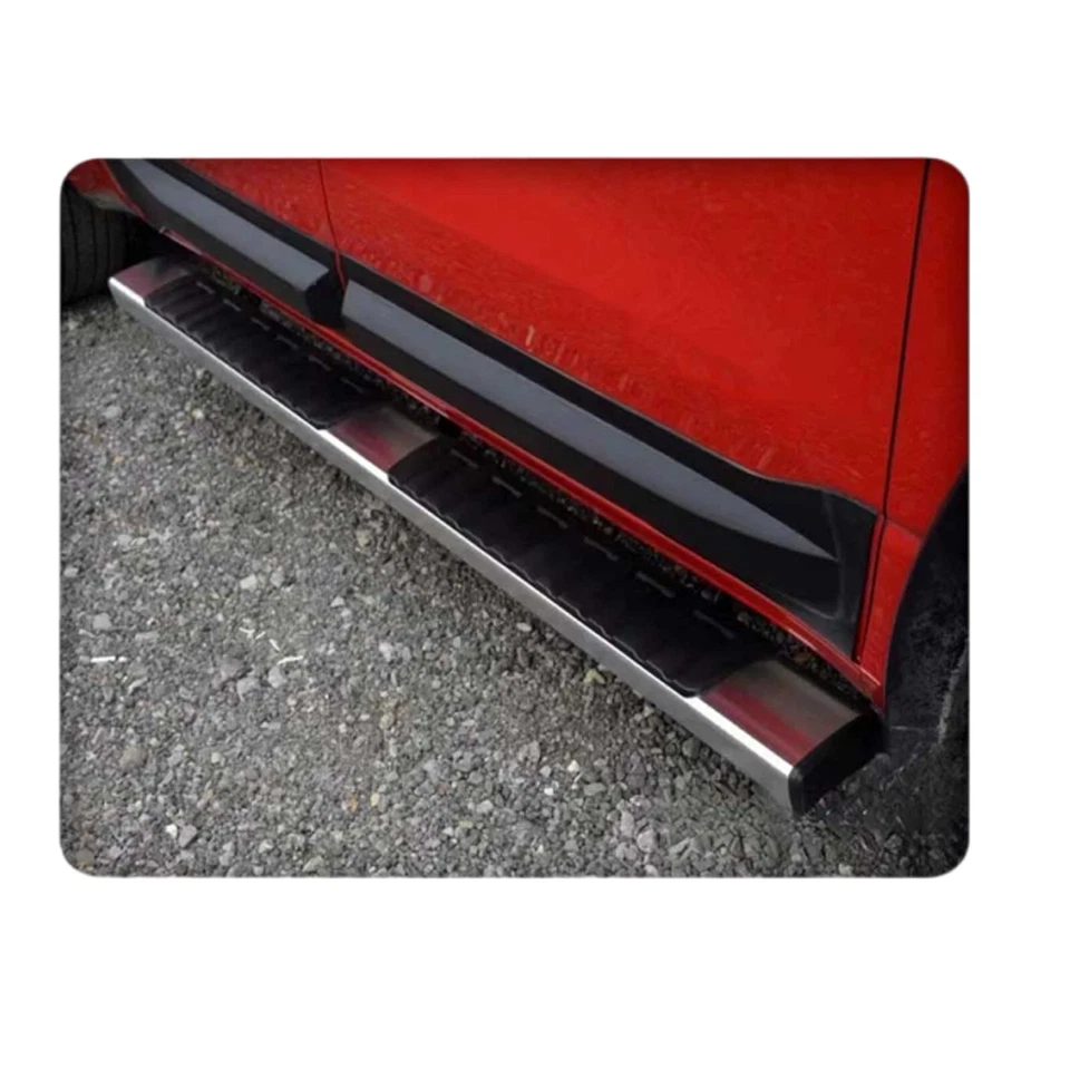 Barras Nerf de pedal peldaños laterales para GMC Sierra 2500HD 2007-2022 Foto 3 de 4