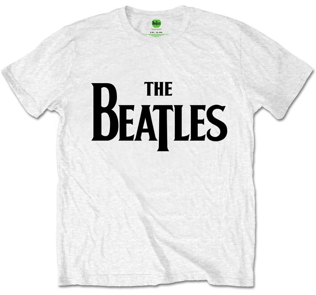 The Beatles Drop T Logo Packaged White Kids T-Shirt NEW OFFICIAL