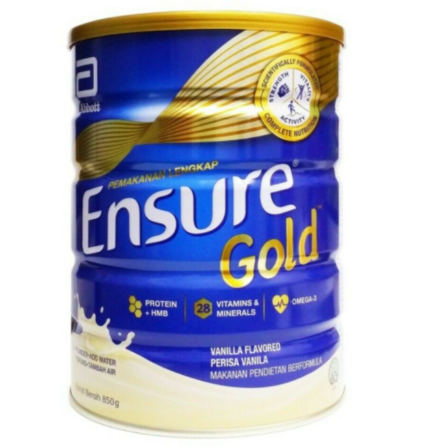 Buy 4 X 850g Abbott Ensure Gold Complete Nutrition Milk Powder Vanilla