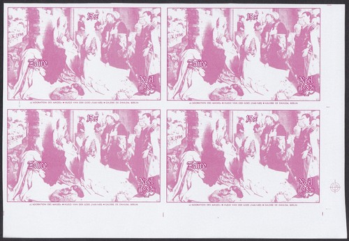 Zaire Sc1101 Christmas, Adoration of the Magi, Painting, Color Trial Proof A - Picture 7 of 14