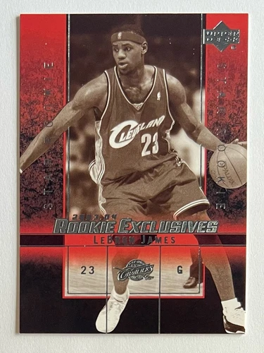 2003-04 Rookie Exclusives Lebron James Black & White Variation Rookie RC #1