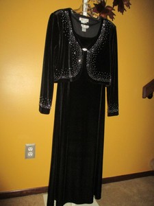 coldwater creek velvet dress