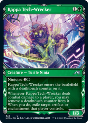 Kappa Tech-Wrecker - Foil - Showcase x1 - Kamigawa: Neon Dynasty - NM-Mint, Engl