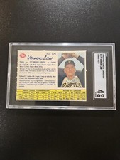 1962 Post Canadian# 179 Vernon Law SGC 4 Vg-Ex