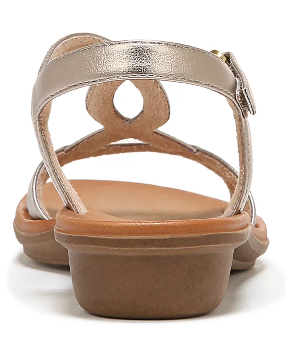 SAOLA Sandali Soul Naturalizer donna taglia 7M punta aperta solo cinturino bronzo caldo 79€