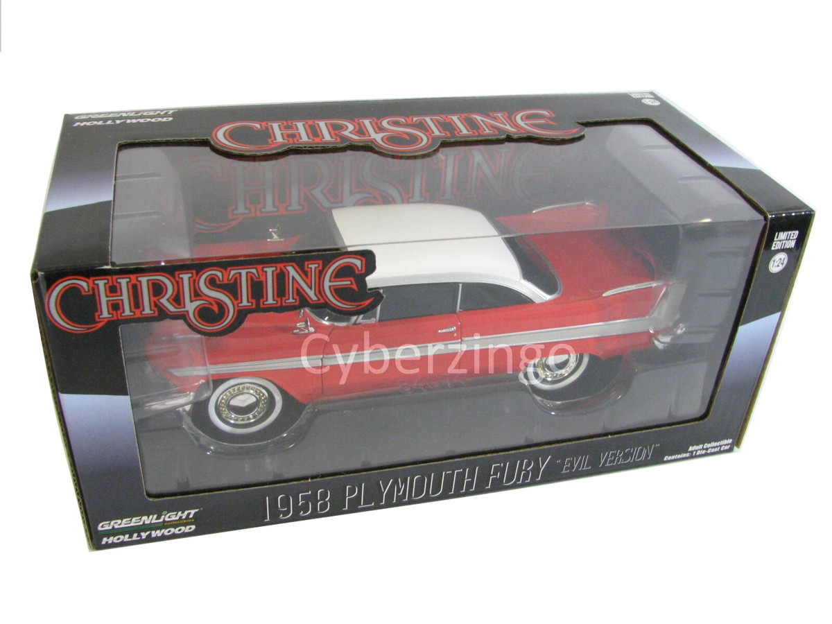 Greenlight Christine 1958 Plymouth Fury Tinted Windows Evil 1:24