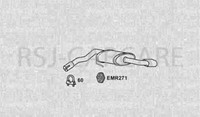 Klarius BM493W Auspuff Heckbox 116 118 120 2.0 07-11
