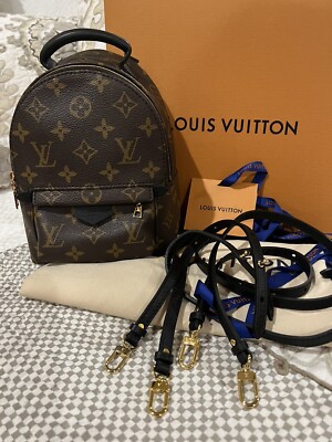 Brand New Louis Vuitton Monogram Palm Springs Backpack Mini