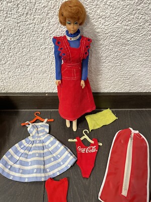 3486 Barbie vintage Midge Bubble Cut Side Part SidePart BubbleCut Red Head