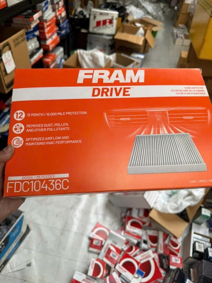 Filtro de aire de cabina Fram Drive FDC10436C para Dodge/Mercedes Sprinter 1500 2500 3500 Foto 2 de 2