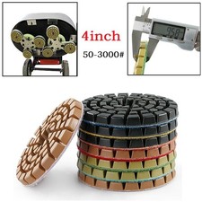 Optimal Polishing Solution for Concrete Cement and Terrazzo Floors 4 Inch Pads