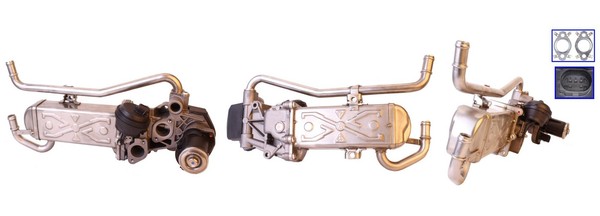 DRI Agr-Ventil Elektrisch Mit Dichtungen Agr-KüHler FüR VW Polo Van 717730109-image