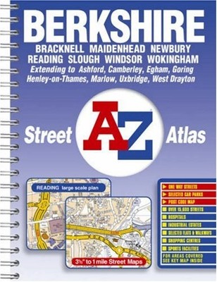 A-Z Berkshire Street Atlas by Geographers A-Z Map Company Spiral bound Book The