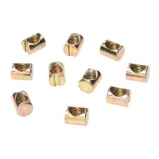 10 pcs M8 Bolts Dowel Slotted Furniture for Beds Crib Chairs D3B99573