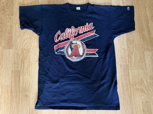Vintage 1980s Champion "California Angels" Era Team Logo Print T-Shirt