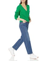 Amazon Essentials Damen Cardigan V-Ausschnitt Locker GrüN XL