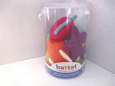 Battat Bath Buddies Squirt Toys Set of 6 Pcs NEW