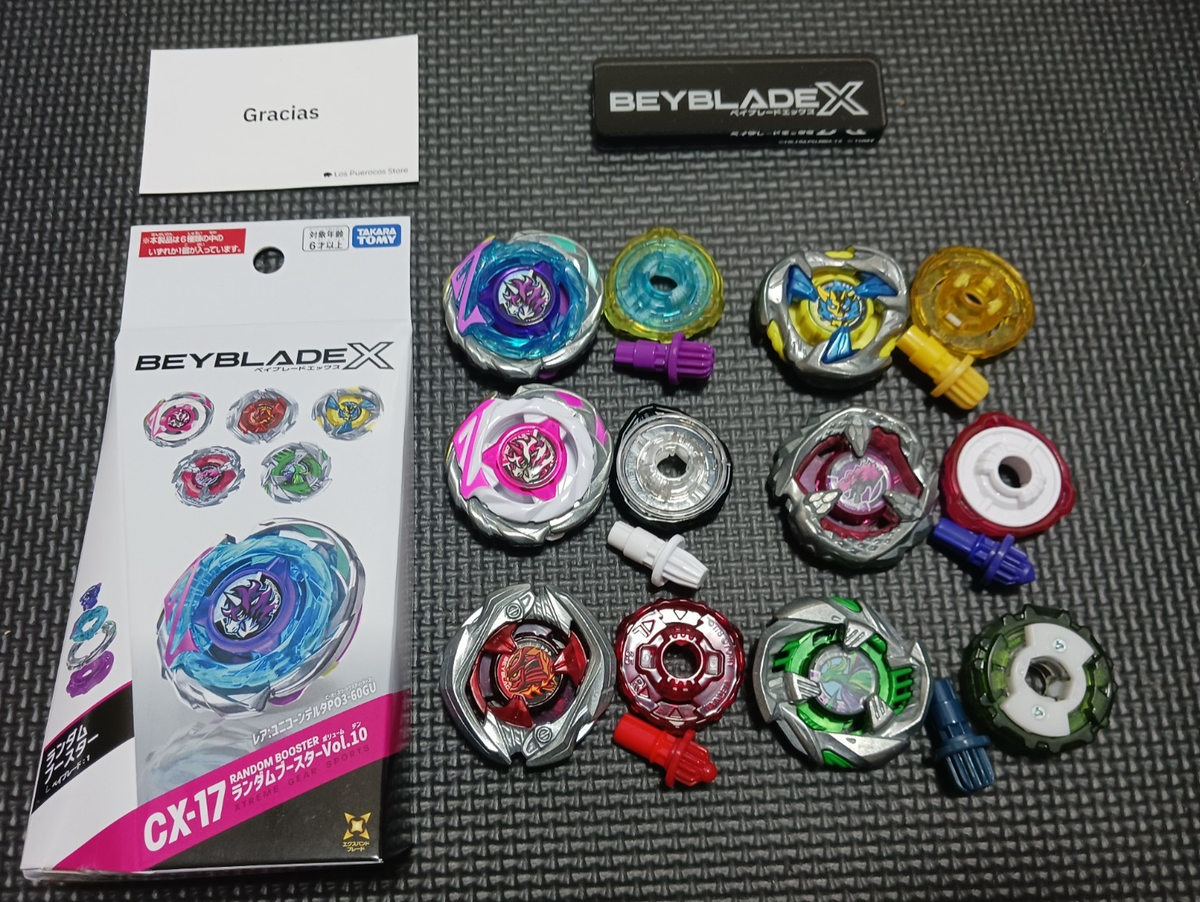 Beyblade X CX-17 Random Booster Vol.10 Complete Set of 6 ALL
