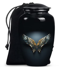 Wings Blue Heaven Memorial Urns for Human Ashes Adult Mom 10 Inch