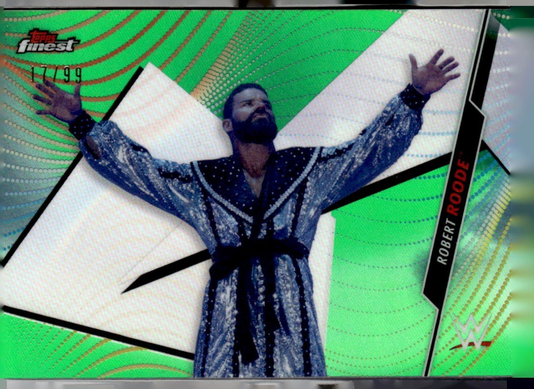 2020 Topps Finest Bobby Robert Roode Green Refractor /99