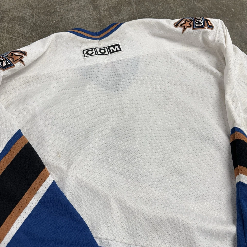 Винтажная футболка 90-х Washington Capitals CCM белый кричащий орел размер XL - Изображение 4 из 4