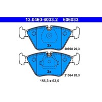 ATE 13.0460-6033.2 Bremsbelagsatz, Scheibenbremse