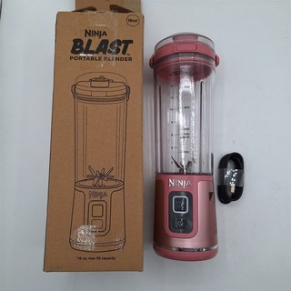 Ninja Blast Frullatore Portatile Senza Fili 18oz. Vaso colorato rosa