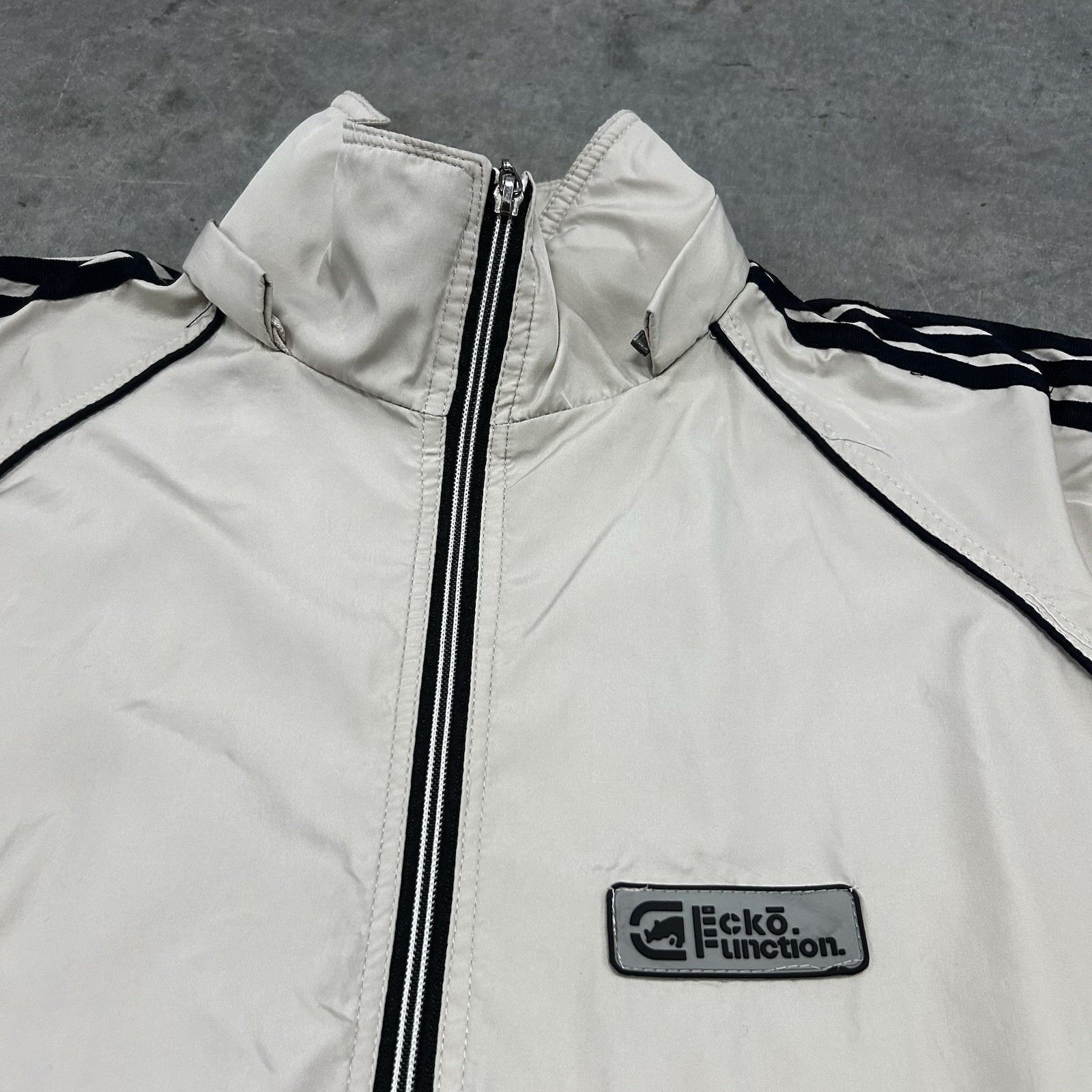 Ecko Function Jacket Mens Large White Track Windb… - image 2