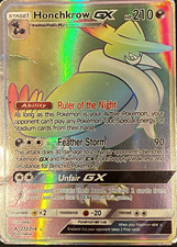 Honchkrow GX 223/214 Secret Rare Full Art Holo - Pokemon Unbroken Bonds
