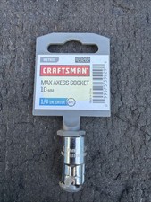Sears Craftsman Max Axess Socket 10mm Metric 14 Drive Rare Sexy 29262 Nos