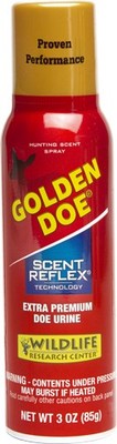 Golden Doe Spray 1ea 3 oz Can By Wildlife Research Model:412-3-Brand New-SHIP24H