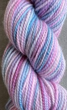 1 new Hank/50g Koigu KPPPM handpainted Merino Wool Yarn P200 lt pink purple blue