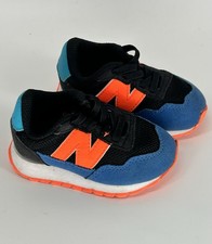 New Balance 237 Athletic Shoes Toddler 5 Teal/Orange/Black/Blue