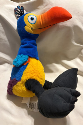 Disney Parks World Pixar Up Kevin Snipe Bird Big Feet Plush Stuffed Animal Toy