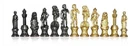 Italfama Florentine Metal Chess Pieces Gold Silver Plated 8.3cm King Italy