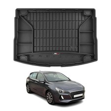 OMAC Gummi Kofferraumwanne für Hyundai i30 2017-2020 TPE Laderaumwanne Schwarz