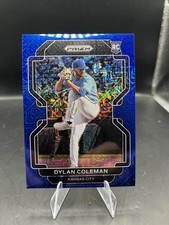 2022 Panini Prizm - Dylan Coleman #55 Blue Mojo Prizm /199 (RC)