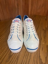 Vintage Made in USA Converse Jack Purcell mens 10 NWOT White / Blue
