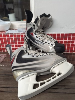 Nike Bauer Vapor IX Eishockey Schlittschuhe Größe 6,5 UK guter Zustand Schlittschuhe